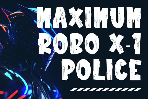 Robo City Mecha Display Font