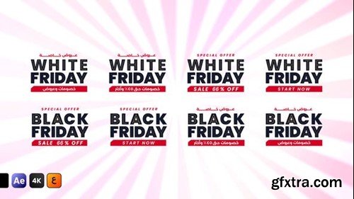 Videohive Neon Black Friday & White Friday Discount 49263973