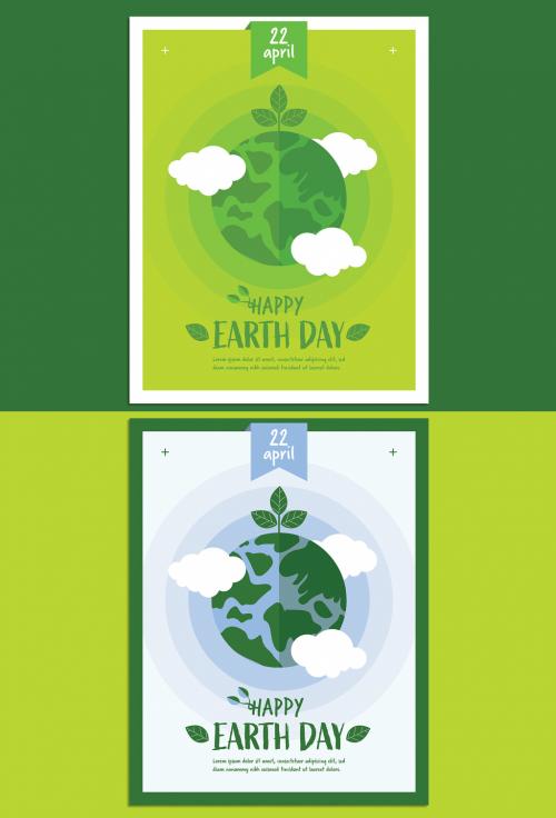 Happy Earth Day Poster Layout - 259640533