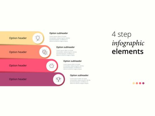 Colorful 4 Step Infographic - 259809161