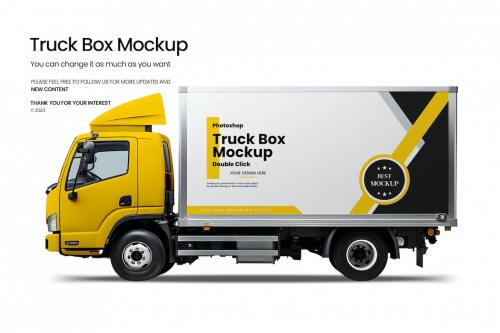 Truck Box Mockup