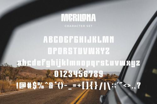 Merilona - Display Condensed Sans Serif