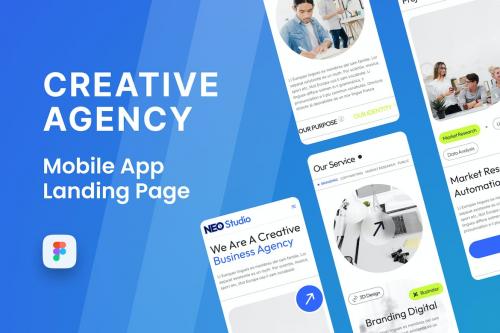 Creative Agency Mobile App Figma