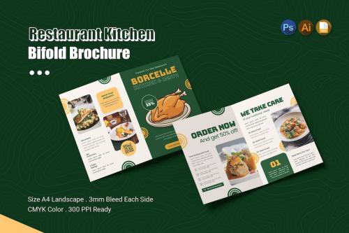 Restaurant Kitchen Bifold Brochure