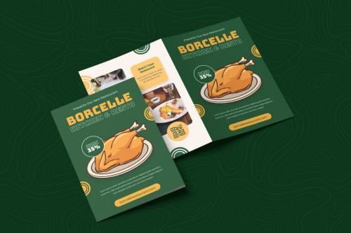 Restaurant Kitchen Bifold Brochure