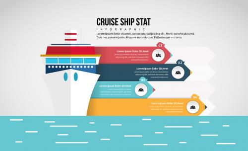 Cruise Ship Stat Infographic - 260544118