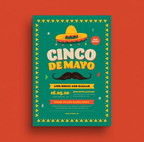 Cinco De Mayo Event Flyer Layout - 260799439