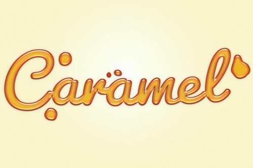 Caramel Liquid Text Effect - 261311886