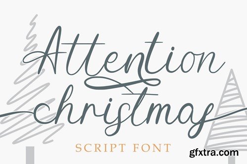 Attention Christmas - Script Font FWDW2BZ