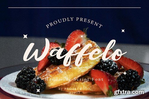 Waffelo - Handmade Script Font 3QUVCA7