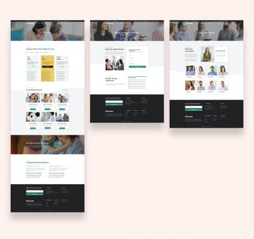 Mental Health Awareness Campaign Website UI Kit