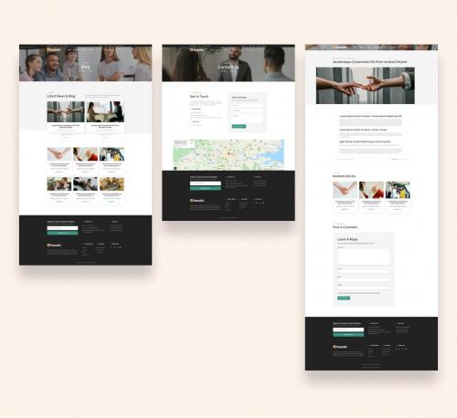 Mental Health Awareness Campaign Website UI Kit