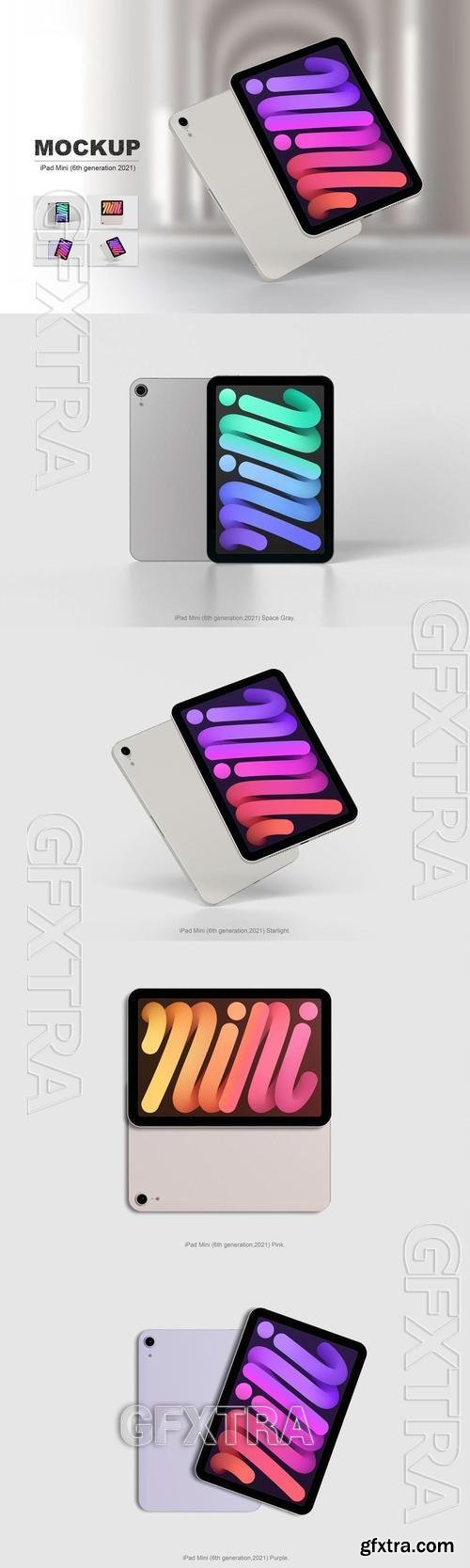 iPad Mini (6th generation 2021) Mockup HTXSBK3