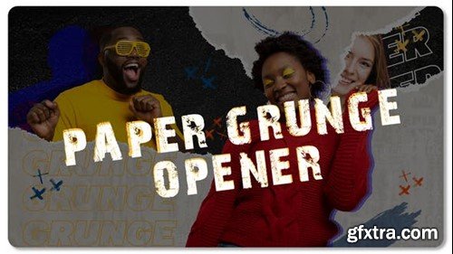 Videohive Paper Grunge Opener 49267537