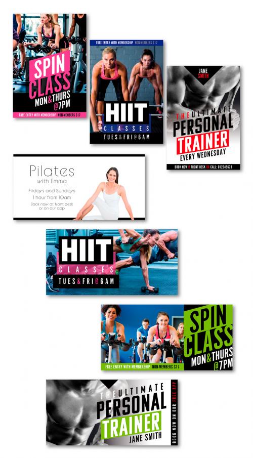 Fitness Flyers Set - 262550761