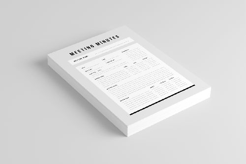 Meeting Minutes Template