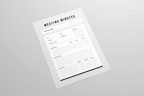 Meeting Minutes Template