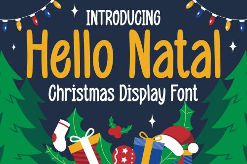 Hello Natal - A Modern Handwritten Christmas Font