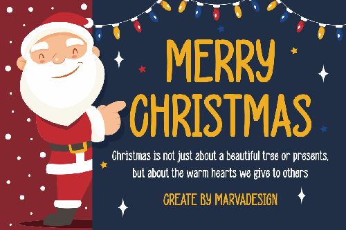 Hello Natal - A Modern Handwritten Christmas Font