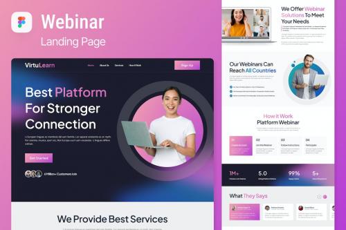 Webinar Landing Page Figma