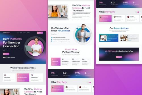 Webinar Landing Page Figma