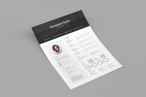 A4 Paper Page Mockup