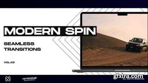 Videohive Modern Spin Transitions Vol. 03 49304981