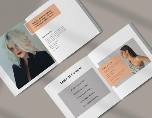 Square Magazine Template