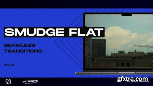 Videohive Smudge Flat Transitions Vol. 01 49305019