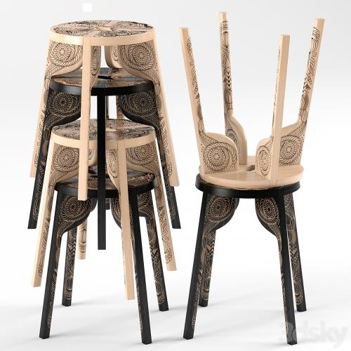 Tattoo stool by Zanat