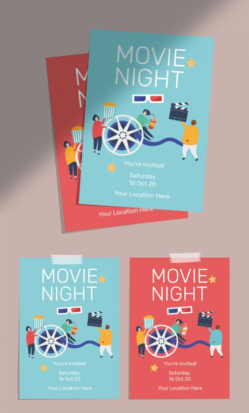 Movie Night Flyer - 263952344