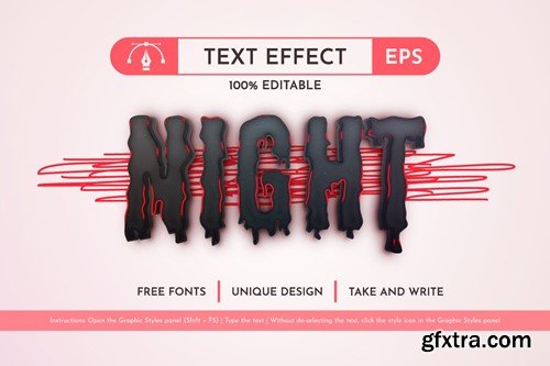 Bloom - Editable Text Effect, Font Style U9UGBBK