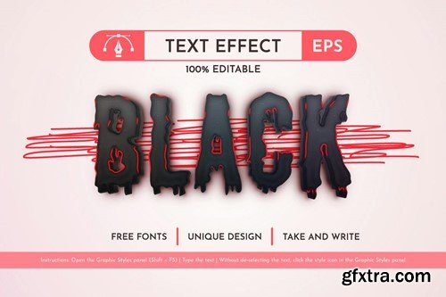 Bloom - Editable Text Effect, Font Style U9UGBBK