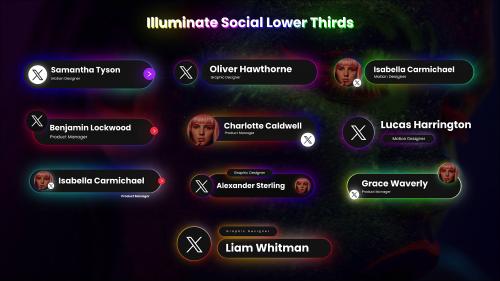 ArtList - Illuminate Social Lower Thirds - 123610