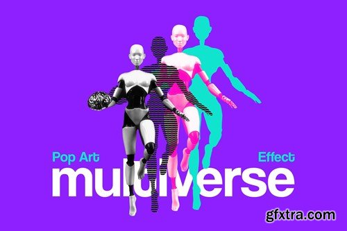 Multiverse Pop Art Photo Effect 428RKNN