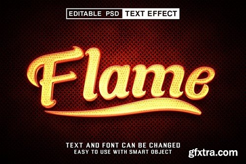 flame Editable Text Effect Q9LU772