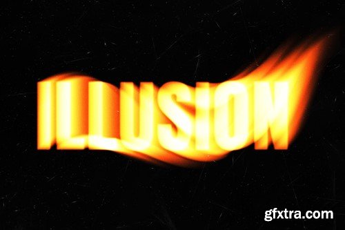 Melting Illusion Text Effect VPC3NU8