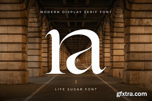 Life Sugar - Unique Luxury Serif Font 8393MCG