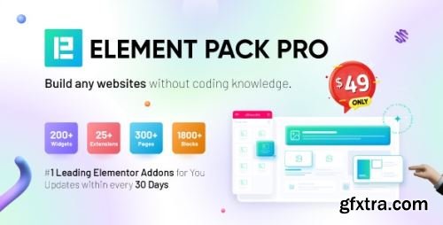 CodeCanyon - Element Pack - Addon for Elementor Page Builder WordPress Plugin v7.6.3 - 21177318 - Nulled