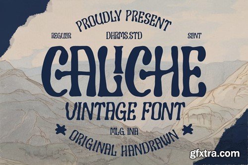 Caliche - Vintage Handdrawn Font 9R53GK8