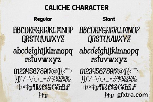 Caliche - Vintage Handdrawn Font 9R53GK8