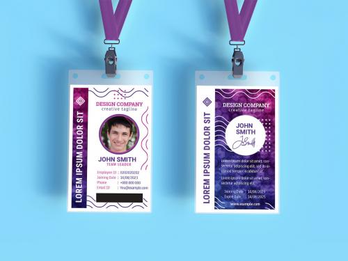 Office Badge Layout - 266368604