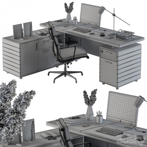 Office Furniture - Manager Set 06