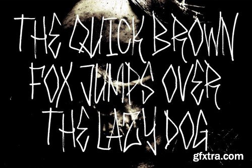 Soft Fear - Horror Brush Font P9NB5SD