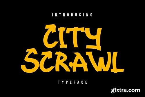 City Scrawl Graffiti Font 52K43NJ