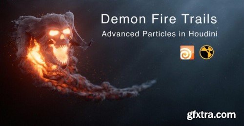 Gumroad – Demon Fire Trails – Houdini & Nuke VFX Course