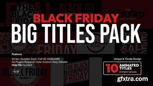 Videohive Black Friday Titles 49301728