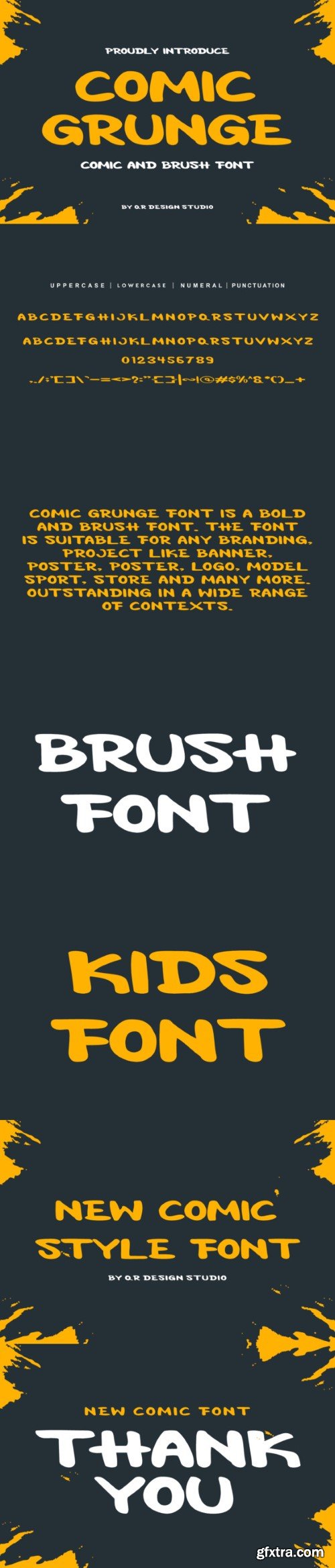 Comic Grunge Font