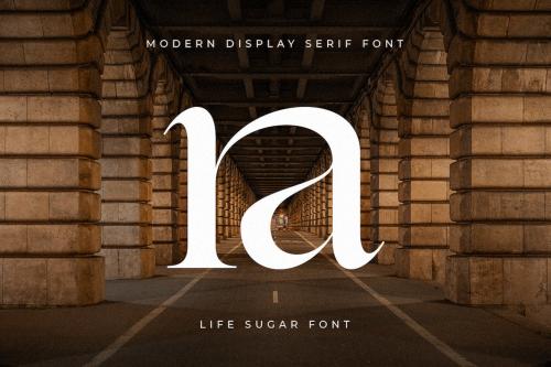 Life Sugar - Unique Luxury Serif Font