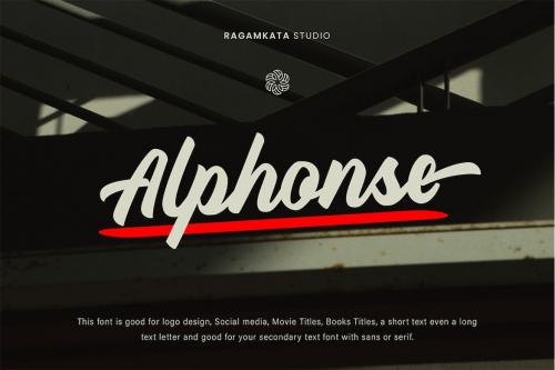 Alphonse - Headline Script Font